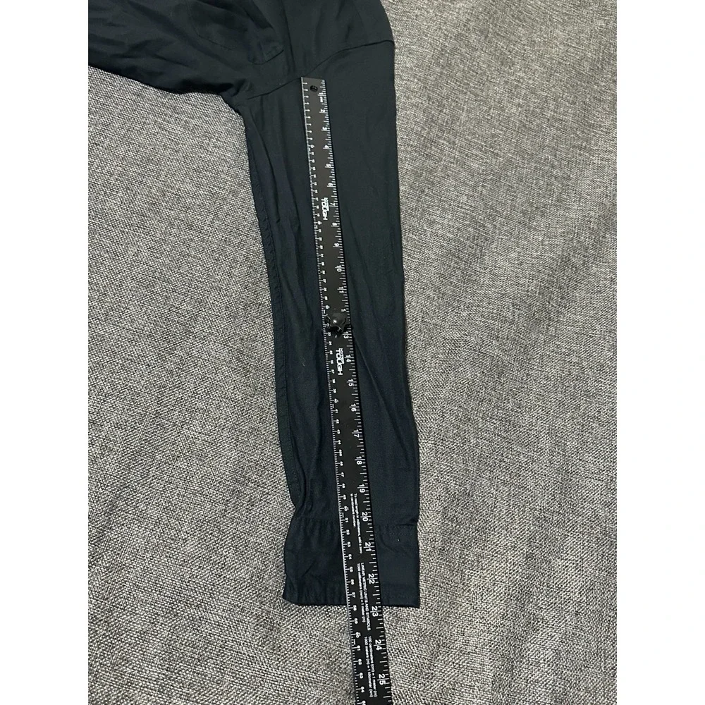 George Slim Fit Men's M (38-40) Black Long‎ Sleeve Shirt